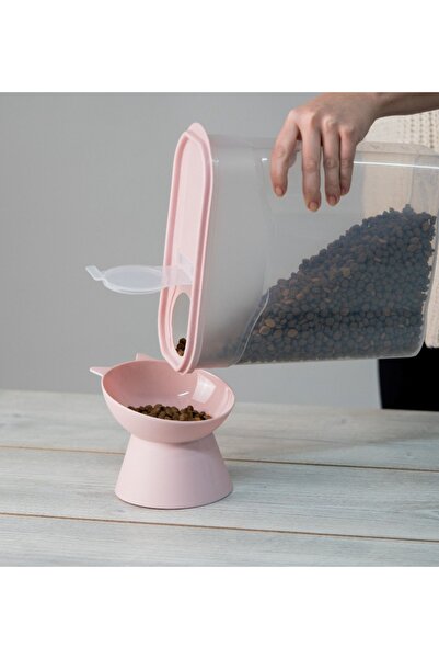 ELİFSU HOME حاوية طعام جاف 4 لتر، مجموعة من 3 قطع