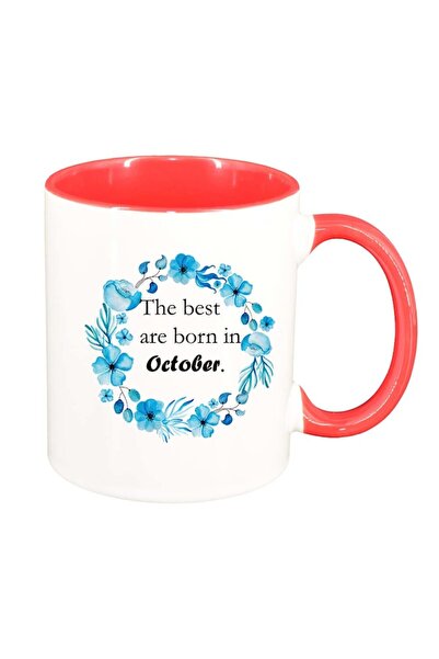 INOVATIX Cana alba personalizata, Flori, The best are born in..., interior ro...