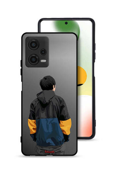 Tolwak غطاء حماية لهاتف Xiaomi Poco X5 بتصميم صورة صبي