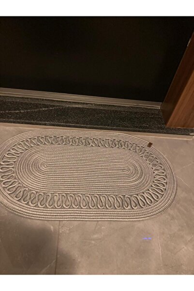 SHLM TEKSTİL Door Front Mat, Jute, Wicker, Carpet Rug 40X60