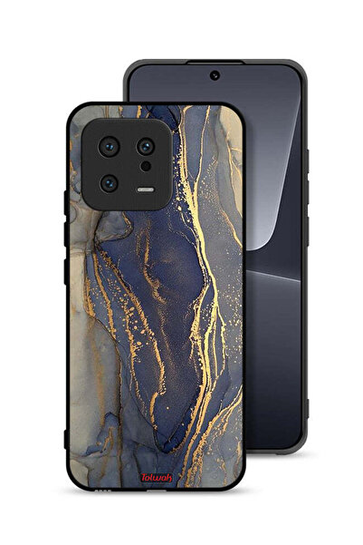 Tolwak غطاء حماية لهاتف شاومي 13 بنمط رخامي لامع