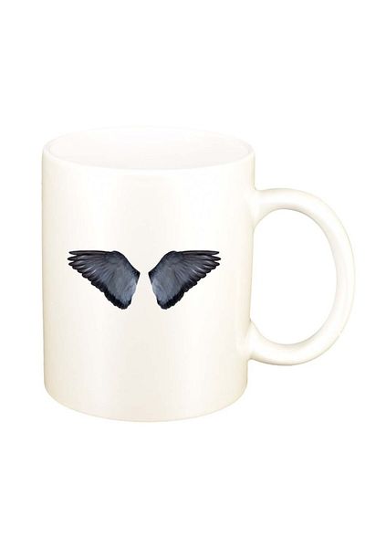 INOVATIX Cana alba personalizata, Wings, D952, INOVATIX®. 330ml