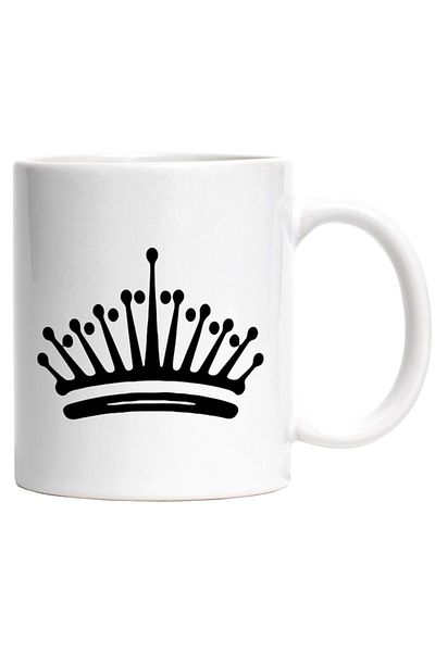 INOVATIX Personalized white mug, a crown for strong, successful people, INOVATIX®. 330ml