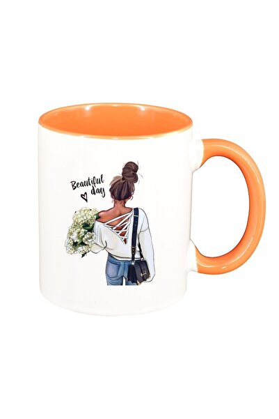 INOVATIX Cana alba personalizata, Princess, Mom's Beautiful Day, interior por...