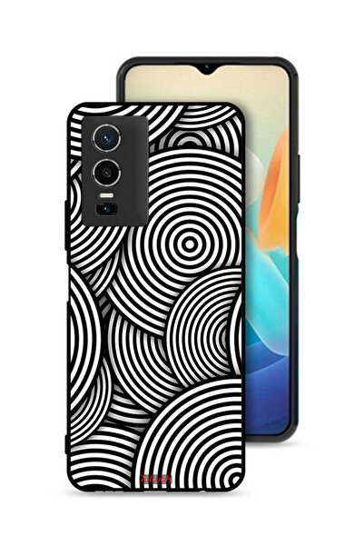 Tolwak غطاء حماية لهاتف Vivo Y76 5G بنمط دوائر وهمية