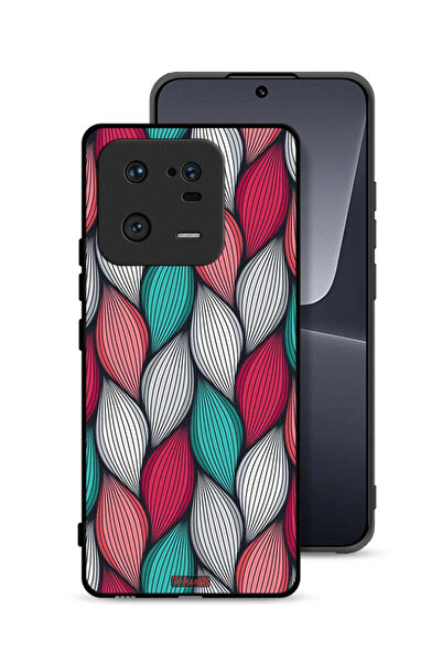 Tolwak غطاء حماية بنقشة ريش لهاتف شاومي 13 برو