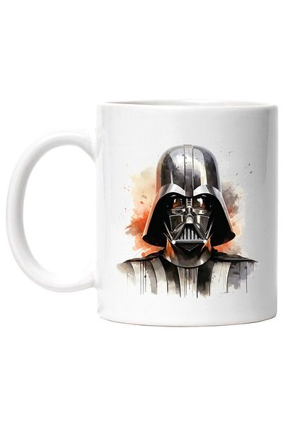 INOVATIX Cana alba personalizata, Darth Vader, SF, Star Wars, Costum, Anakin Skywalker, INOVATIX®. 330ml