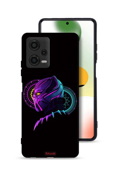 Tolwak غطاء حماية لهاتف Xiaomi Poco X5، رسم فني رقمي بسيط عالي الدقة