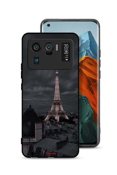 Tolwak Xiaomi Mi 11 Ultra Protective Case Cover Eiffel Tower In Night