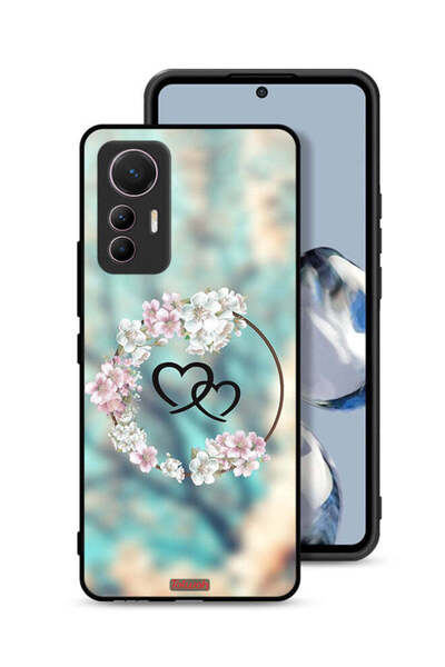 Tolwak غطاء حماية لهاتف شاومي 12 لايت بتصميم قلوب في خاتم