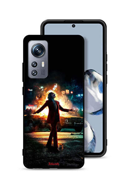 Tolwak غطاء حماية لهاتف Xiaomi 12S بنمط الجوكر السعيد