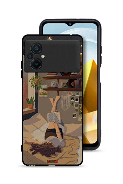 Tolwak Xiaomi Poco M5 4G Protective Case Cover Studying Art