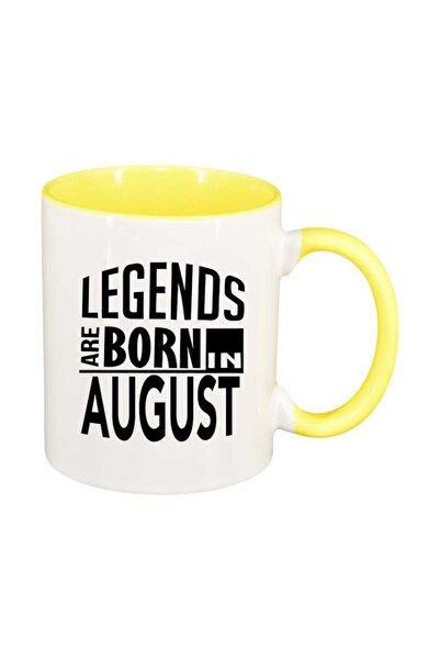 INOVATIX Cana alba personalizata, Legend, interior galben, D81, INOVATIX®. 330ml