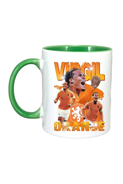 INOVATIX Cana Alba Personalizată, Virgil Van Djik, Maner Green Interior, ®. 3...