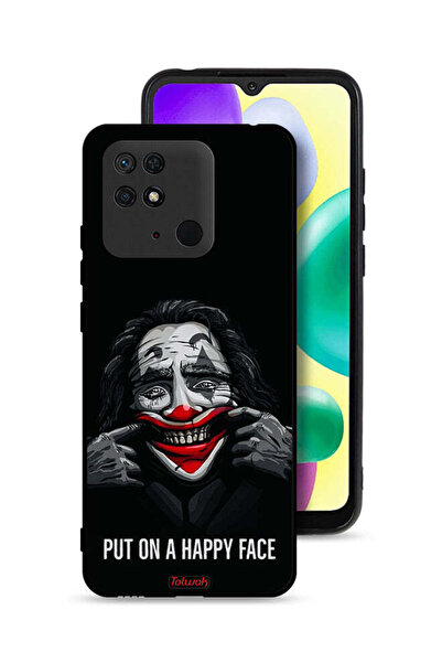 Tolwak غطاء حماية لهاتف شاومي ريدمي 10 سي بوجه سعيد