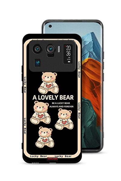 Tolwak غطاء حماية لهاتف شاومي مي 11 ألترا بتصميم دب جميل