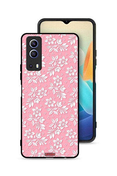 Tolwak غطاء حماية لهاتف Vivo Y72 5G بنمط خلفية زهور