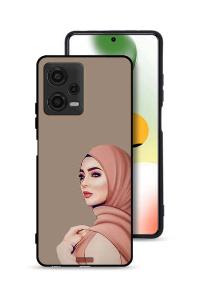 Tolwak Xiaomi Poco X5 Protective Case Cover Beautiful Hijab Girl