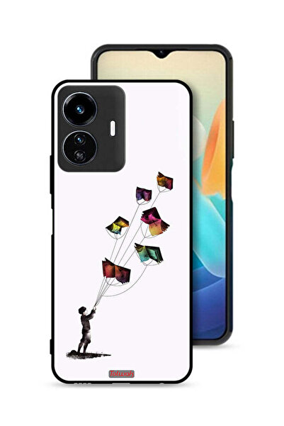 Tolwak غطاء حماية لهاتف Vivo Y77 5G بتصميم كتاب الطائرات الورقية