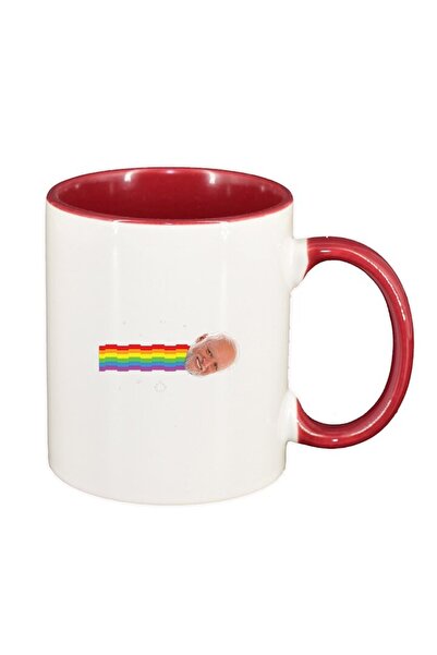 INOVATIX Cana alba personalizata, Meme - Harold, interior rosu-inchis, D1403,...