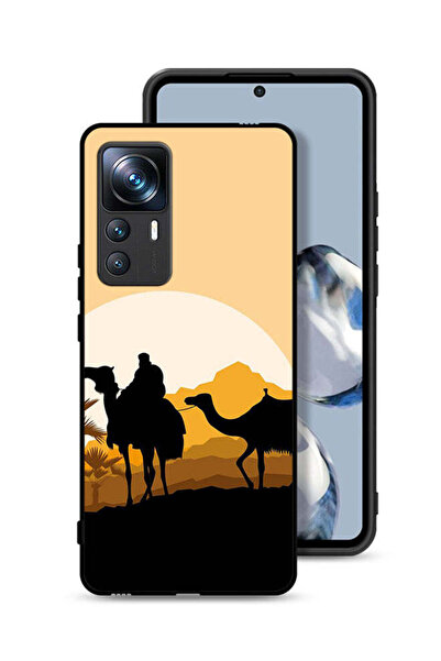 Tolwak غطاء حماية لهاتف شاومي 12T Pro برسومات جمال في الصحراء