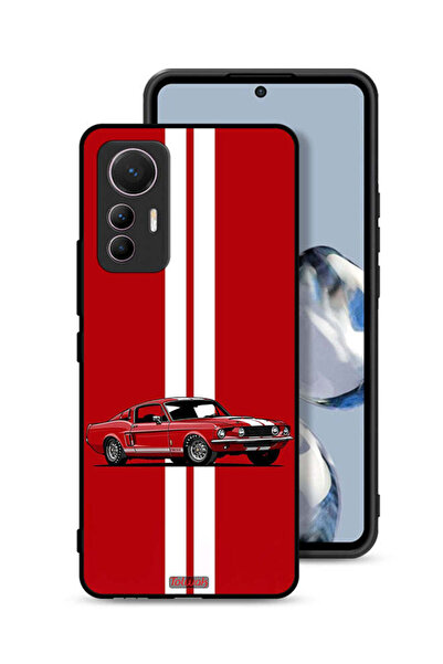 Tolwak Xiaomi 12 Lite Protective Case Cover Vintage Car Abstract Art