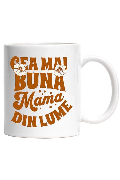 INOVATIX Personalized white mug, Mother's Day Message The Best Mom In The World, INOVATIX®. 330ml