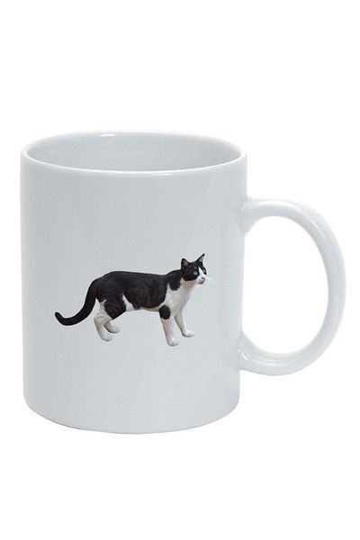 INOVATIX Personalized white mug, Cat, white, D958, INOVATIX®. 330ml