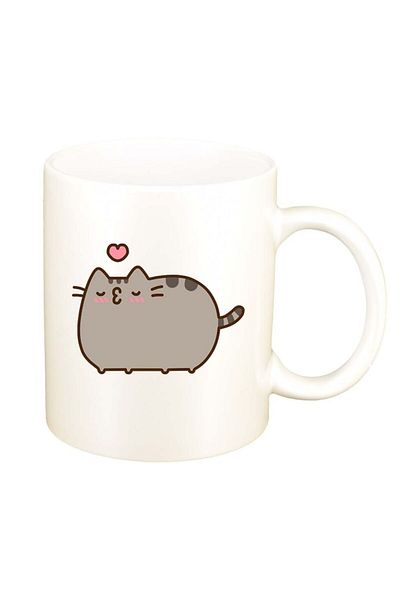 INOVATIX Personalized white mug, Emoji Cat, D1014, INOVATIX®. 330ml