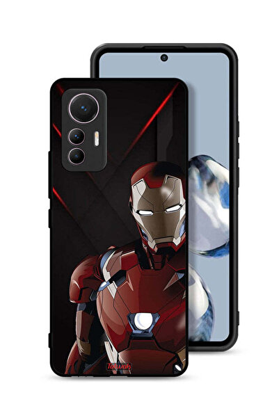 Tolwak غطاء حماية لهاتف شاومي 12 لايت بتصميم الرجل الحديدي