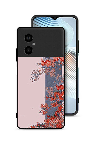 Tolwak Xiaomi Poco M4 5G Protective Case Cover Tree Leaves And Flowers Art