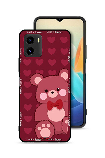 Tolwak غطاء حماية لهاتف Vivo Y15s مع الدب المحظوظ