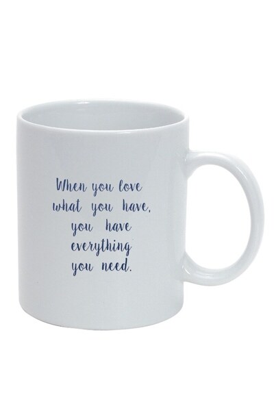 INOVATIX Cană albă personalizată, mesaj When you Love, albină, D1420, INOVATI...