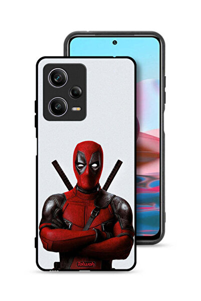 Tolwak غطاء حماية لهاتف شاومي ريدمي نوت 12 برو بتصميم ديدبول