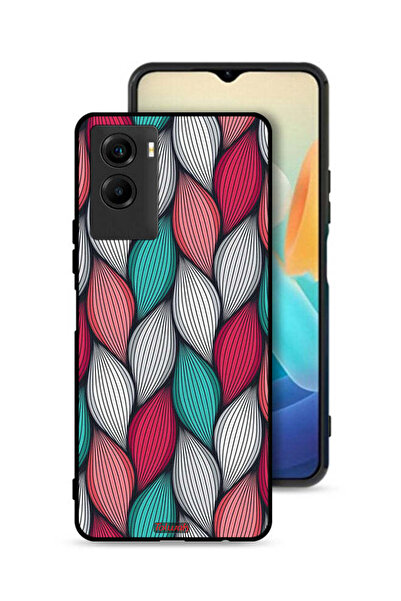 Tolwak غطاء حماية بنقشة ريش لهاتف Vivo Y55s 5G (2021)