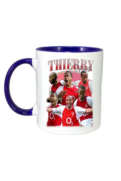 INOVATIX Cana Alba Personalizata, Thierrry Hennry, Maner Si Interior Albastru, ®. 330ml