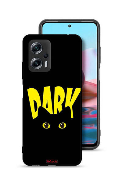 Tolwak غطاء حماية لهاتف شاومي ريدمي نوت 11T برو 5G - قطة داكنة