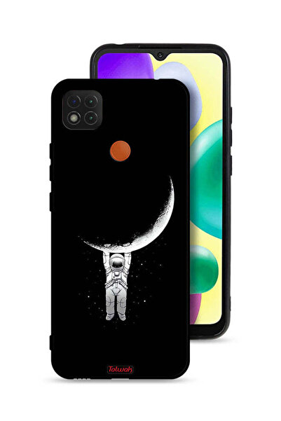 Tolwak Xiaomi Redmi 9C Protective Case Cover Hanging From Moon