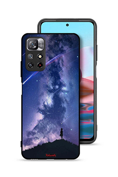 Tolwak غطاء حماية لهاتف شاومي ريدمي نوت 11 4G - نجوم متحركة