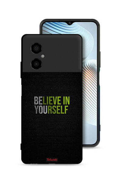 Tolwak Xiaomi Poco M4 5G Protective Case Cover Believe In Yourself