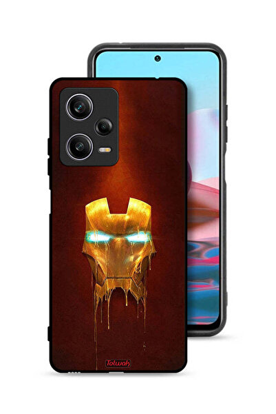 Tolwak غطاء حماية لهاتف شاومي ريدمي نوت 12 برو، الرجل الحديدي، مارفل كوميكس