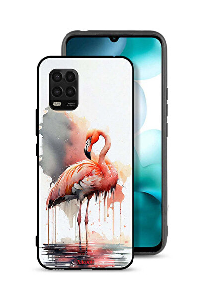 Tolwak غطاء حماية لهاتف شاومي مي 10 لايت 5G برسومات ألوان مائية استوائية