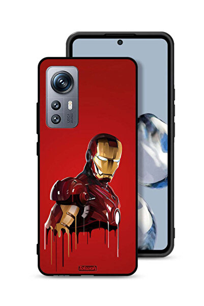 Tolwak غطاء حماية لهاتف Xiaomi 12S برسومات الرجل الحديدي