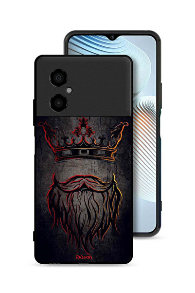 Tolwak Xiaomi Poco M4 5G Protective Case Cover King Artwork