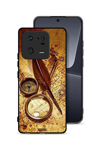 Tolwak غطاء حماية لهاتف شاومي 13 برو بتصميم بوصلة عتيقة