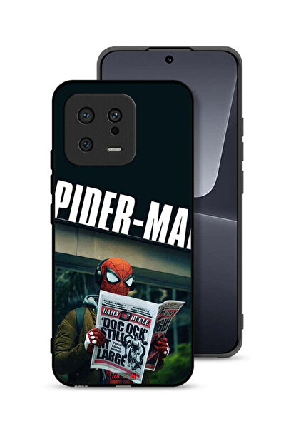 Tolwak غطاء حماية لهاتف شاومي 13 سبايدرمان يقرأ صحيفة