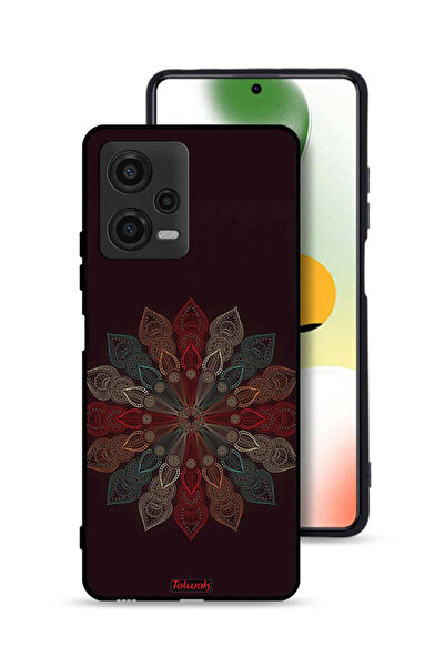 Tolwak غطاء حماية لهاتف شاومي بوكو X5 - تصميم زهرة ماندالا