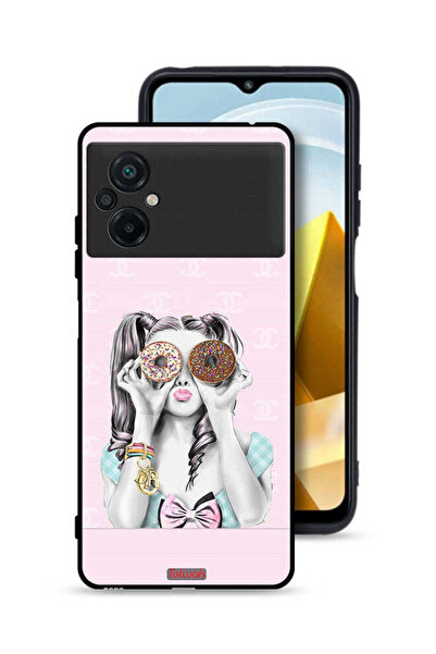 Tolwak غطاء حماية لهاتف Xiaomi Poco M5 4G يحمل دوناتين