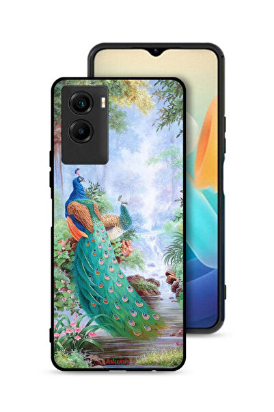 Tolwak غطاء حماية لهاتف Vivo Y55s 5G (2021) بتصميم الطاووس