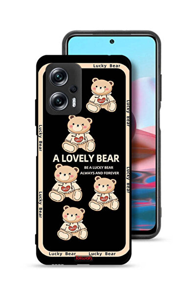 Tolwak غطاء حماية لهاتف Xiaomi Poco X4 GT - دب جميل